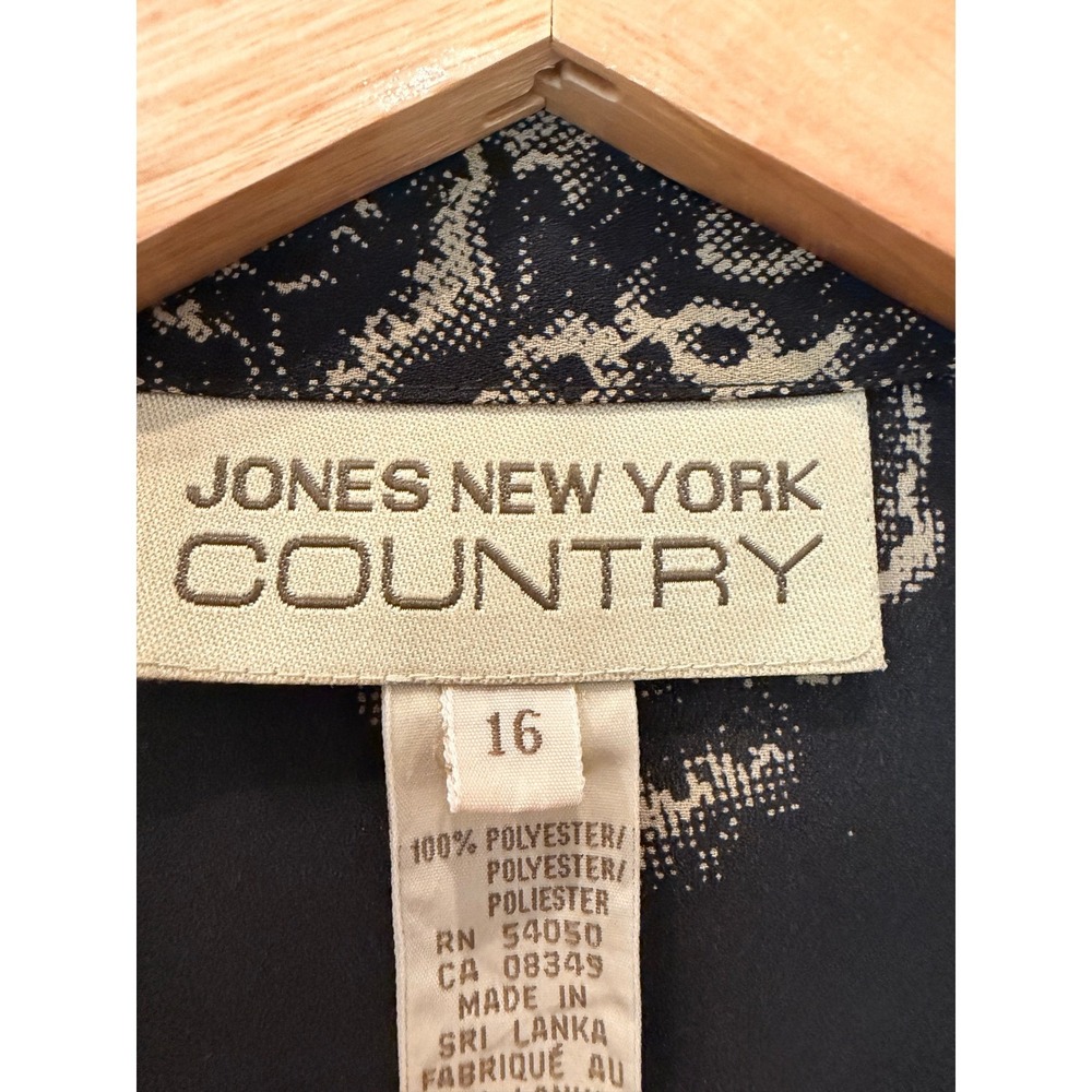 Jones New York Country Vintage 2 Piece Floral Wrap Skirt Set 16 Cottagecore 90's - Picture 3 of 11